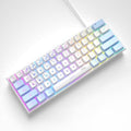 Mini 60% RGB Backlit 61 Key Ultra-Compact Mechanical Feeling Keyboard (Black) G7411