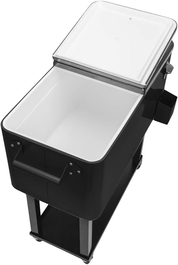 80 Quart Rolling Ice Chest with Shelf U57852