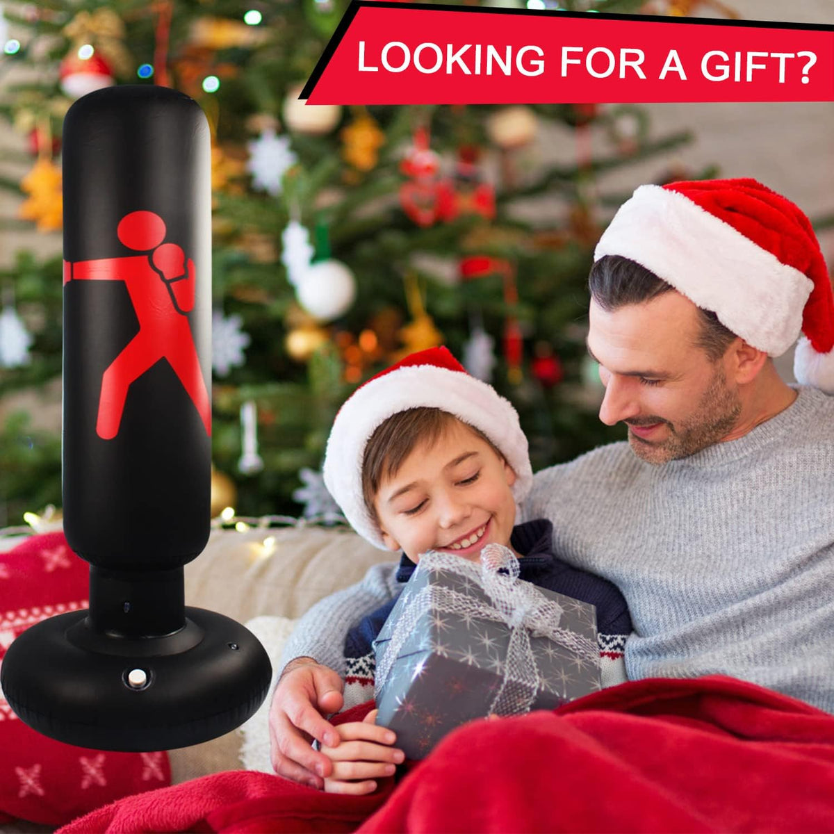 63" Freestanding Inflatable Punching Bag K221581