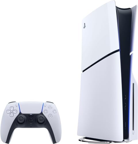 PlayStation 5 Slim 2TB Disc Edition Console with Controller and Controller Charger White Z784