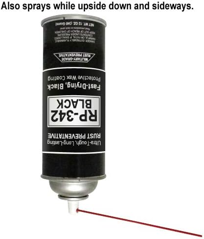Black Rust Preventive Spray Pack of 2 O8452
