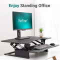 31.5 inch Electric Standing Desk Converter U718