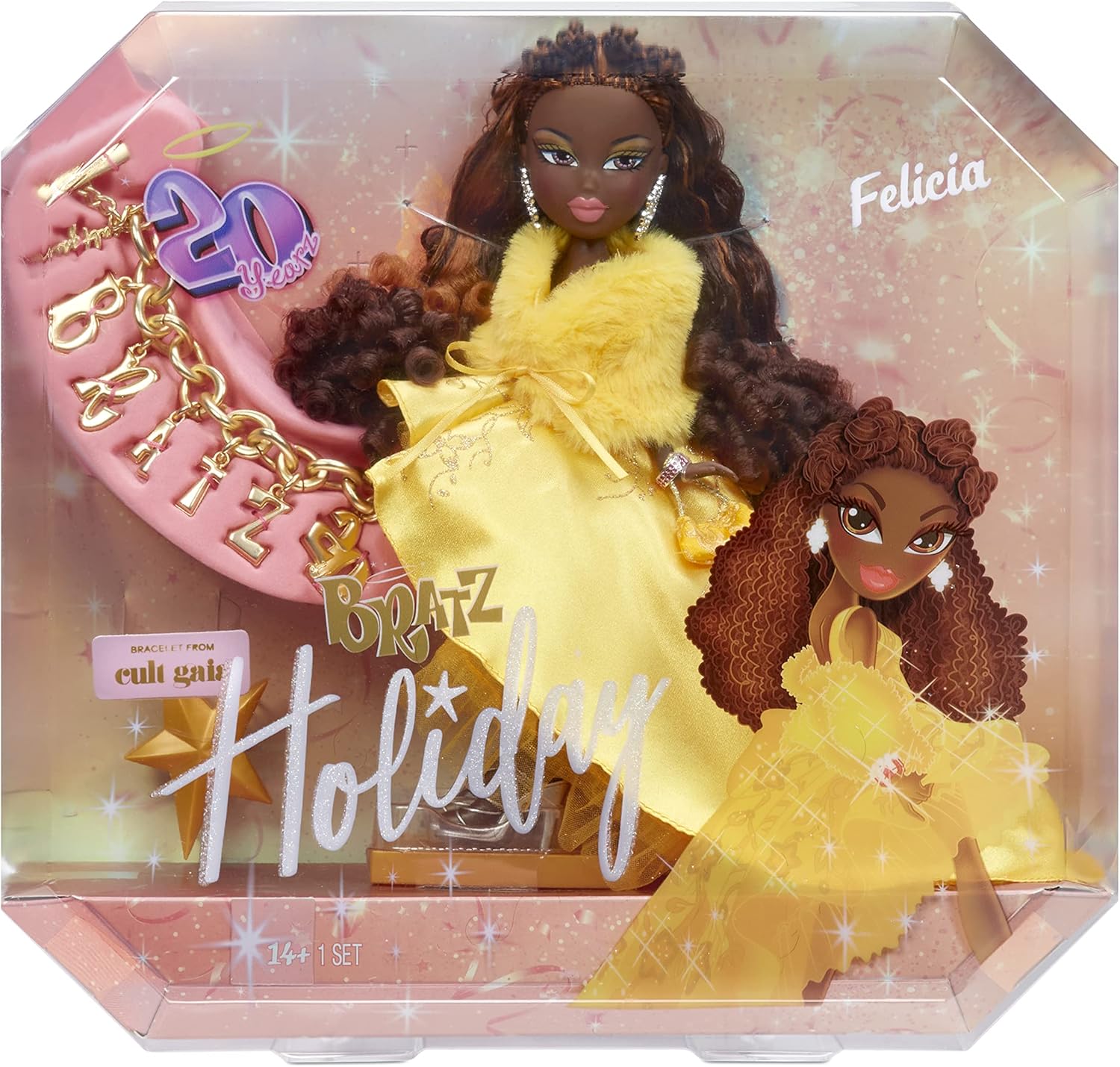 Multicolor Fashion Doll with Bracelet O439312