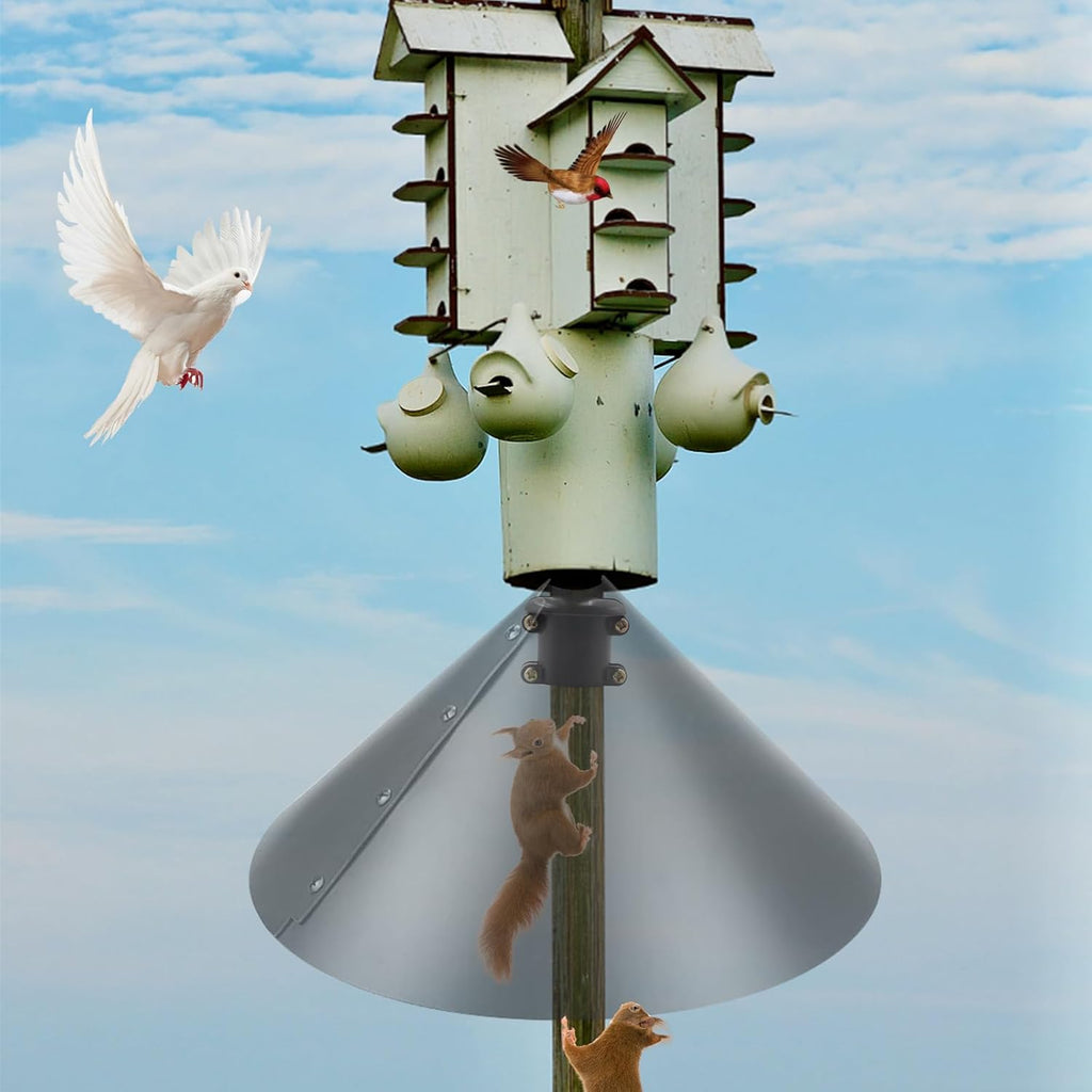 2 Pack Squirrel Baffle Accessory for Bird Feeder Pole N241
