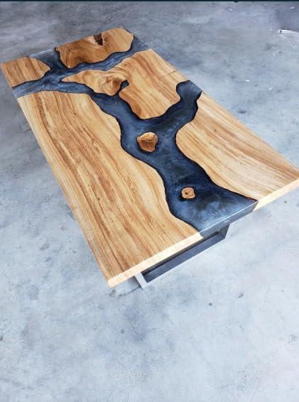 Grey Epoxy Dining Table W61810