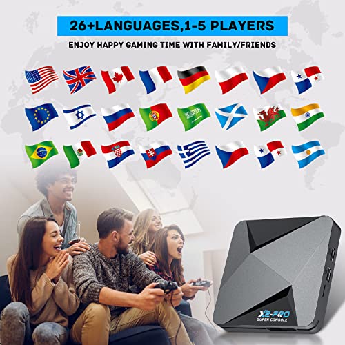 Retro Game Console with 65,000+ Classic Games, 4K HD Output N325