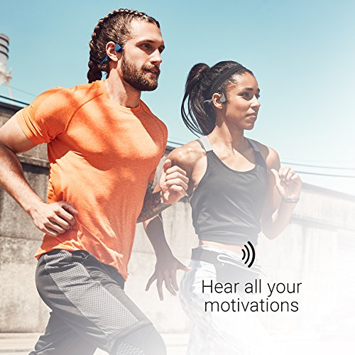 Canyon Red Bone Conduction Wireless Bluetooth Headphones with Reflective Strips P960