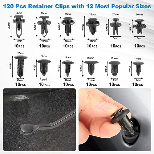 342 Pcs Trim Removal Tool Kit with Clip Plier R949709