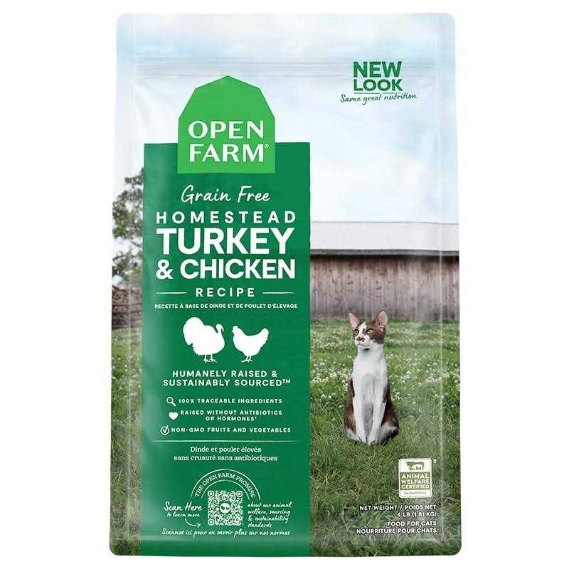Homestead Turkey & Chicken Grain Free Dry Cat Food 2lbs F168481