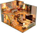 Dollhouse Miniature with Furniture, DIY Dollhouse Kit Y66102