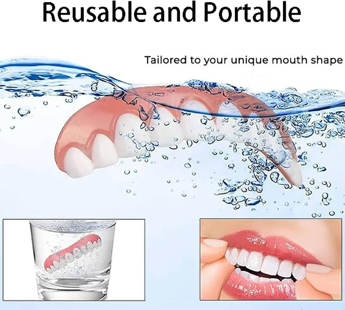 Denture Silicone Reline Kit Upper and Lower Set D1386