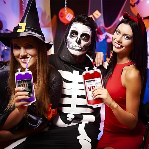 120 Packs Halloween Blood Bags for Drink Z3653