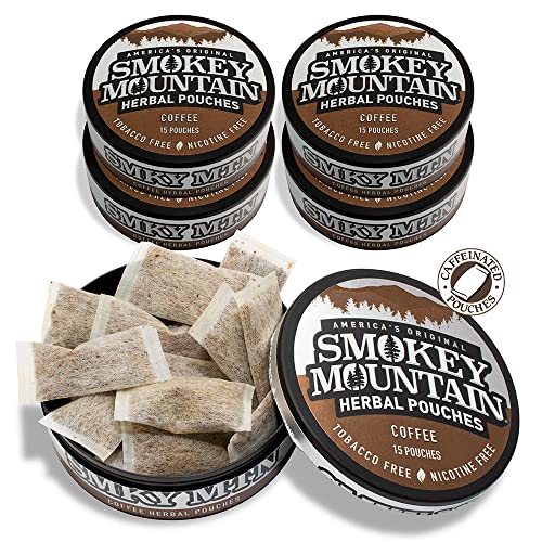 Nicotine-Free Tobacco-Free 5 Cans 15 Energy Pouches Per Can T464