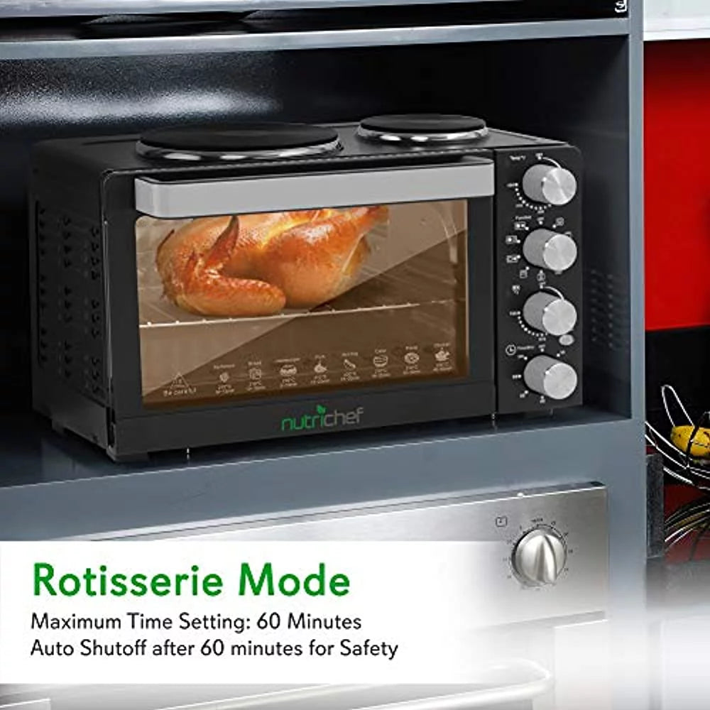 30 Quarts Convection Oven with Rotisserie I41983