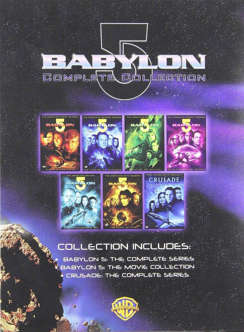 Babylon 5: The Complete Collection Series - Includes 5 Movie Set and Crusade Collection J9538
