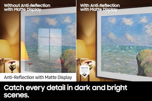 43 Inch 4K Smart Quantum HDR TV with Modern Brown Bezel T52781