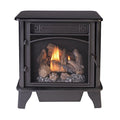 Black Dual Fuel Gas Stove with Remote Control G2285