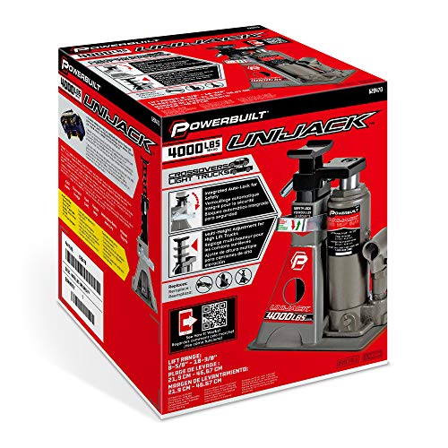 3 Ton Bottle Jack and Jack Stands with 6000 Pound Capacity E503
