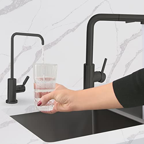 Matte Black Kitchen Sink Drinking Water Faucet A356