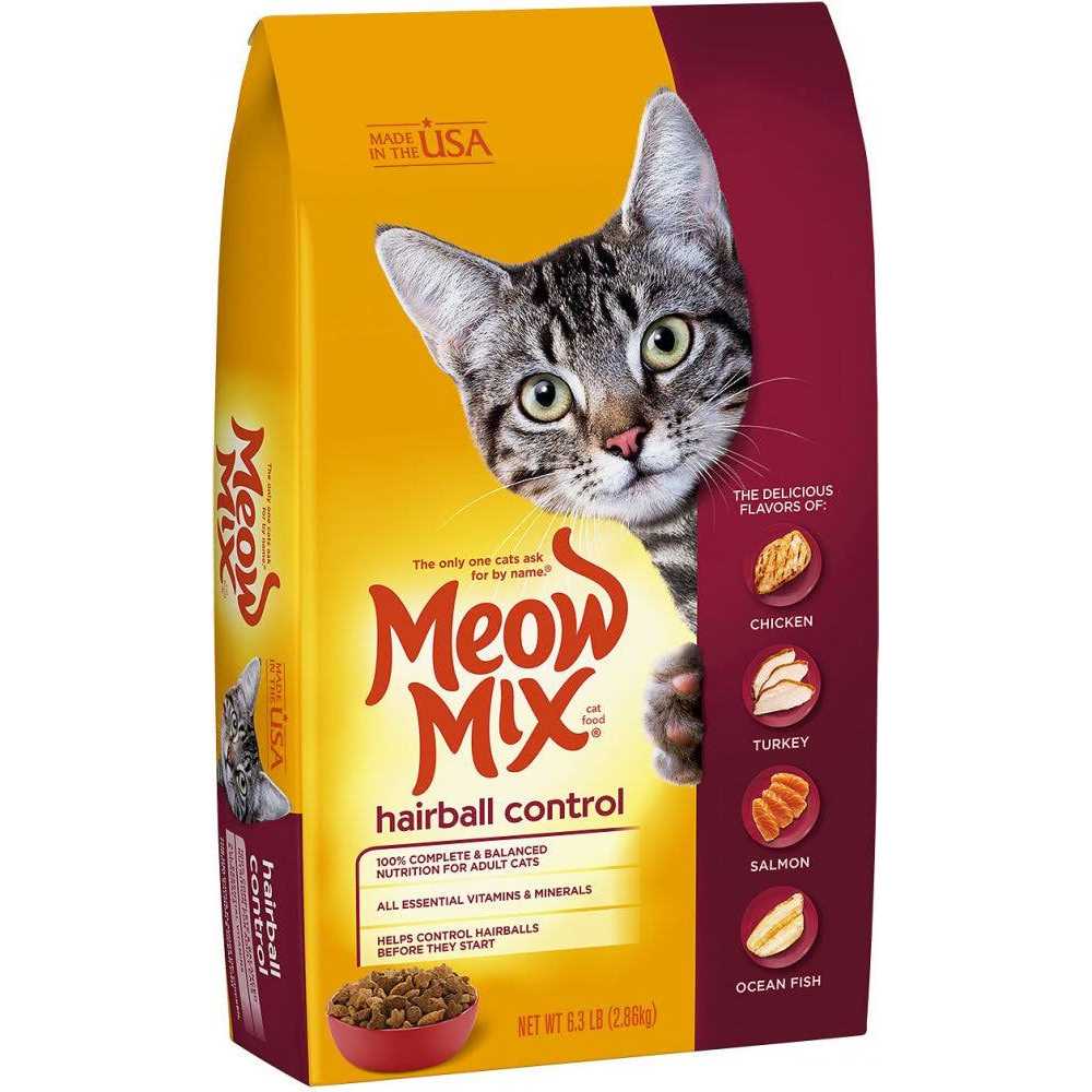 Hairball Control Dry Cat Food W327854
