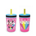 15 oz Leak-Proof Plastic Tumbler with Straw K62152