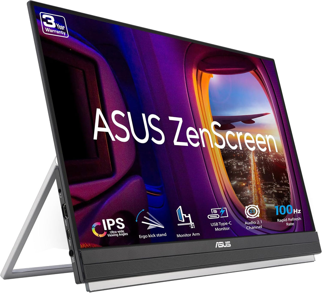 22” 1080P Portable Monitor Full HD IPS 100Hz USB-C S1674