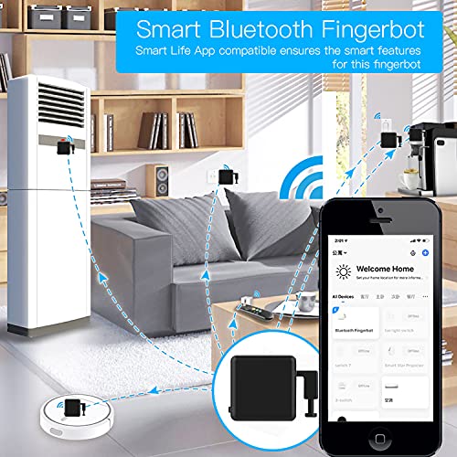Smart Switch Button Pusher Wireless Bluetooth Fingerbot H1589