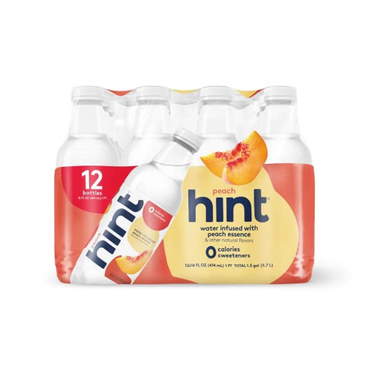 16 Fl Oz Pack Of 12 Peach Water G345236