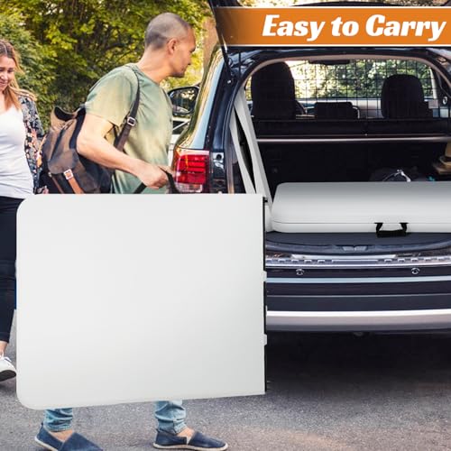 White 6 Foot Heavy Duty Plastic Folding Table M597134