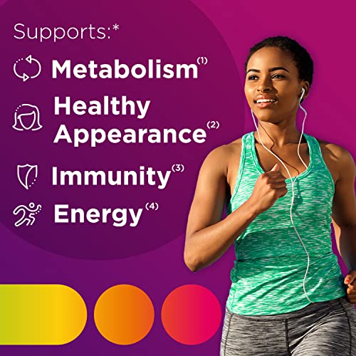 Multivitamin Tablet with Iron, Vitamin D3, B Vitamins, C, E, Gluten Free, Non-GMO - 200 Count B3576