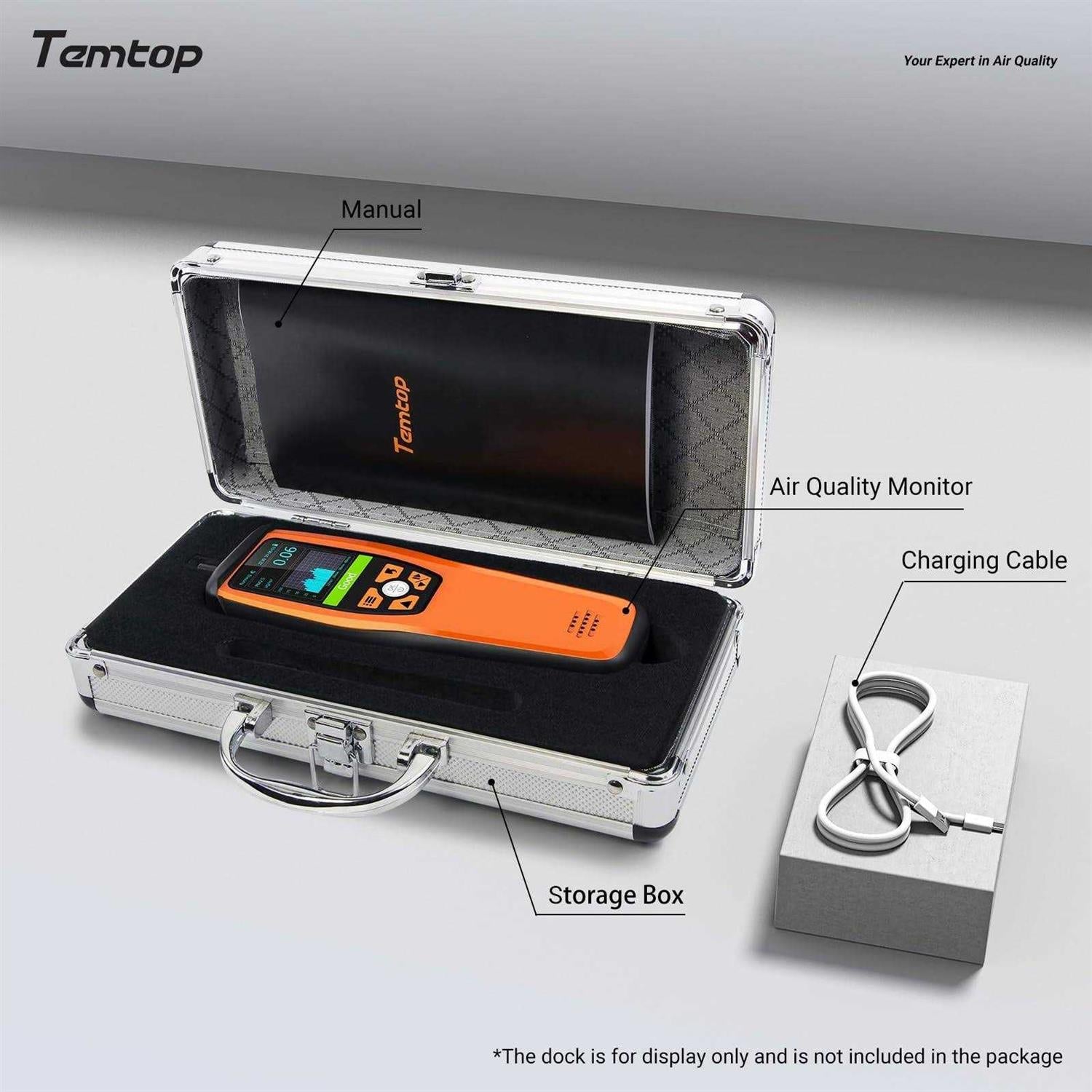 Air Quality Meter for Formaldehyde Pm2.5 PM10 Carbon Dioxide C591385