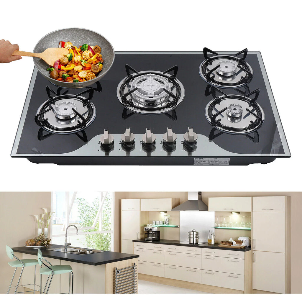 30"x20" 5 Burners Built-in Gas Cooktop Y70161