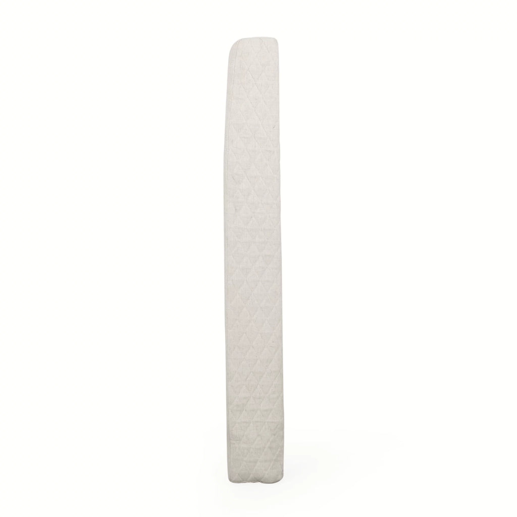 Beige Fabric Wingback Headboard G8223
