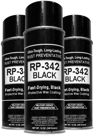 Black Rust Preventive Spray Pack of 2 O8452