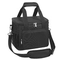 Insulated Leak-Proof Large Black Lunch Bag U774618