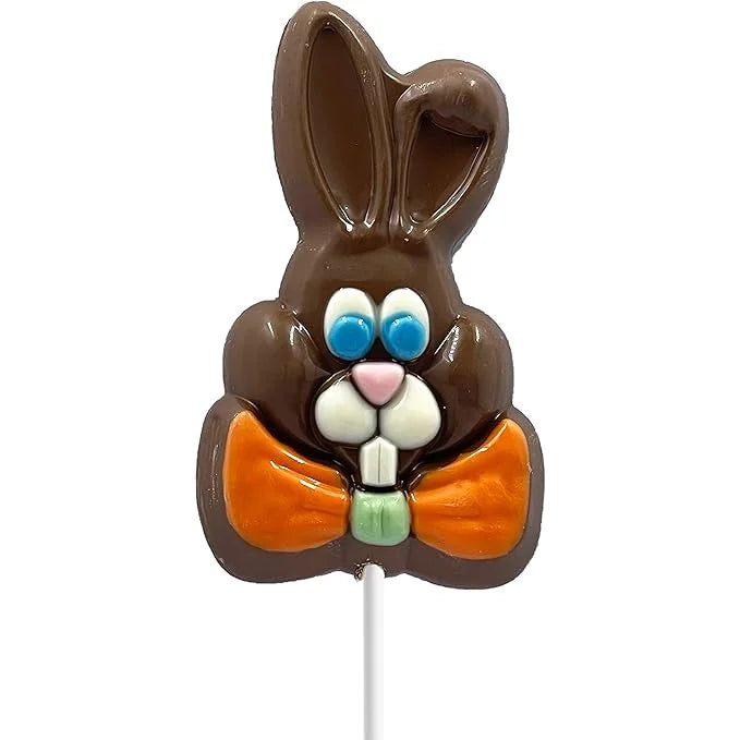 Milk Chocolate Easter Bunny Lollipop, 3oz, Individually Wrapped Q57277