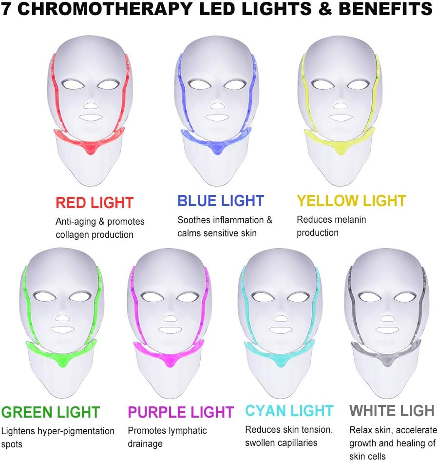 7 Colors Face and Neck with Micro-Current Function A754589