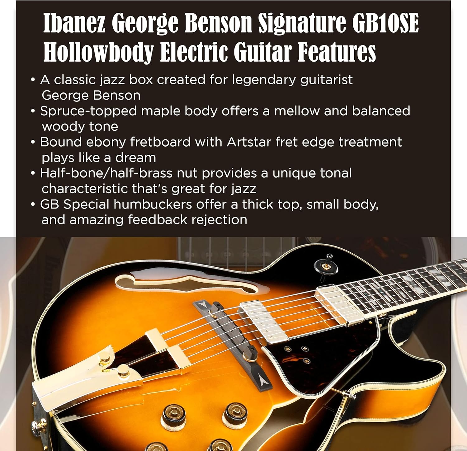 Brown Sunburst 6-String Electric Guitar Q9268