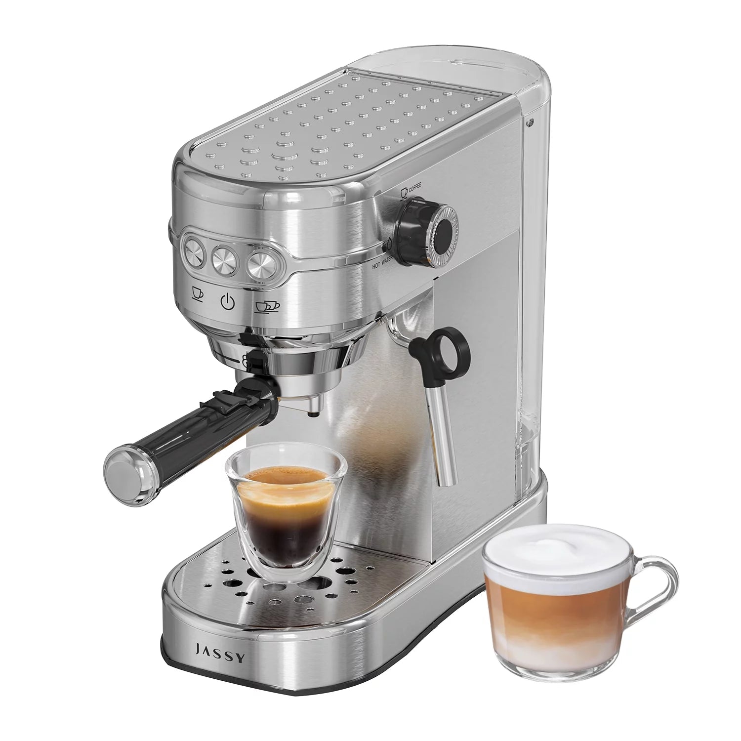 20 Bar Espresso Coffee Maker with Milk Frother I851013