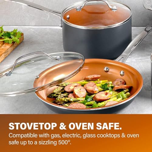 15 Pc Non Stick Ceramic Cookware Set C986946