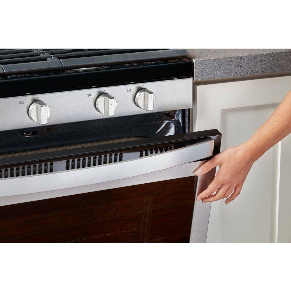 Stainless Steel Freestanding Gas Range 5 cu ft H196762