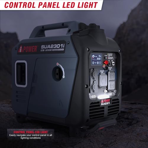 7600W Dual Fuel Portable Inverter Generator with Electric Start N82884