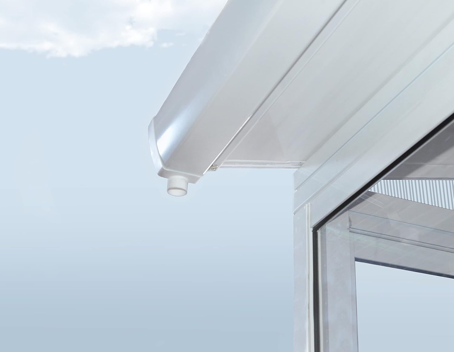 White 10x14 Enclosed Patio Cover Polycarbonate Shelter F7706