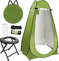 Portable Camping Toilet with Pop up Privacy Tent P31156