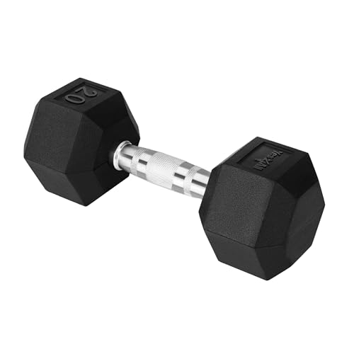 Chrome Hex Dumbbells 5-50 LBS Single W564