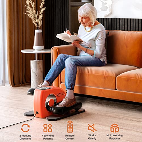 Electric Seated Leg Foot Pedal Exerciser with Remote and LCD Monitor R549