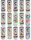 12 Pack Assorted Flavors Sparkling Energy Drink, 12 fl oz Slim Cans I99696