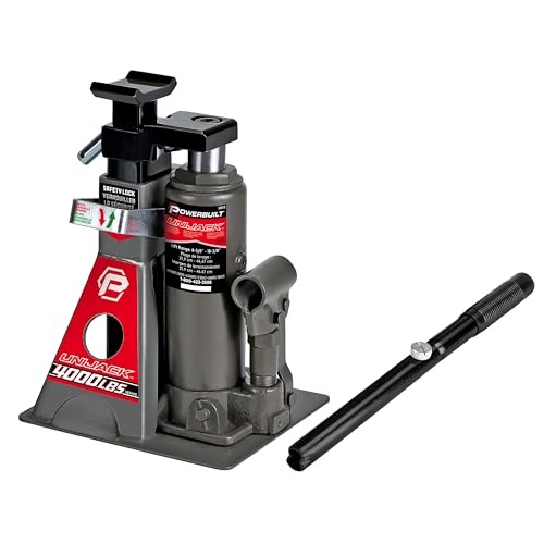 3 Ton Bottle Jack and Jack Stands with 6000 Pound Capacity E503