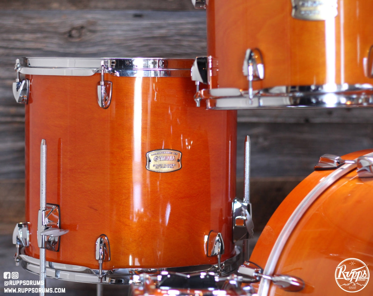 5-Piece Birch Shell Pack with 20x22 Bass Drum Honey Amber U711