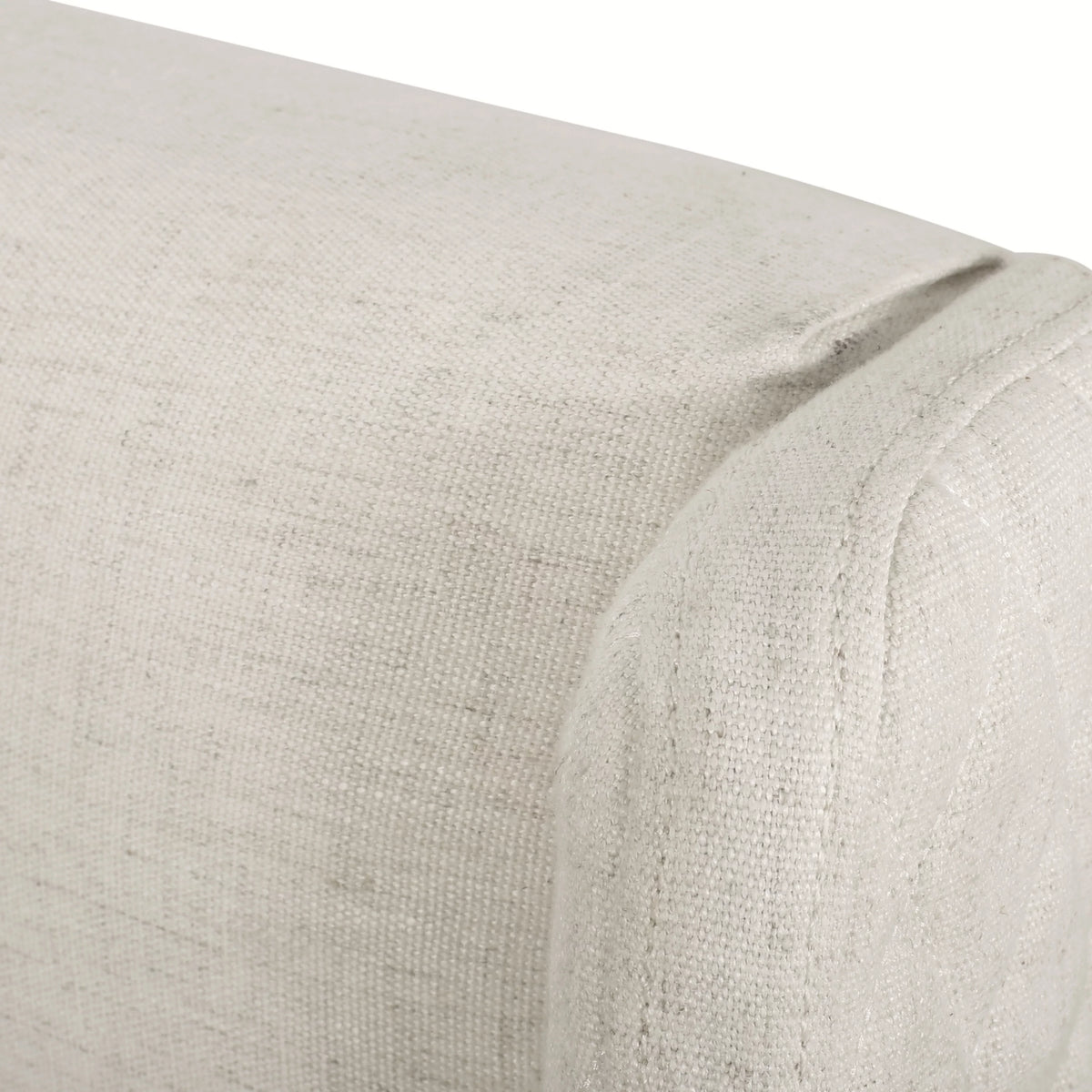 Beige Fabric Wingback Headboard G8223